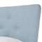 Baxton Studio Hannah Mid-Century Modern Sky Blue Queen Size Platform Bed 125-7007 - alternate 4